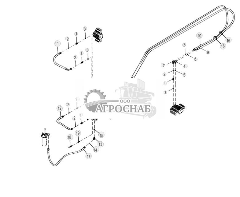 Трубопроводы главной гидравлической системы (Grade Pro, продолжение) (676567 - ) - ST868303 626.jpg